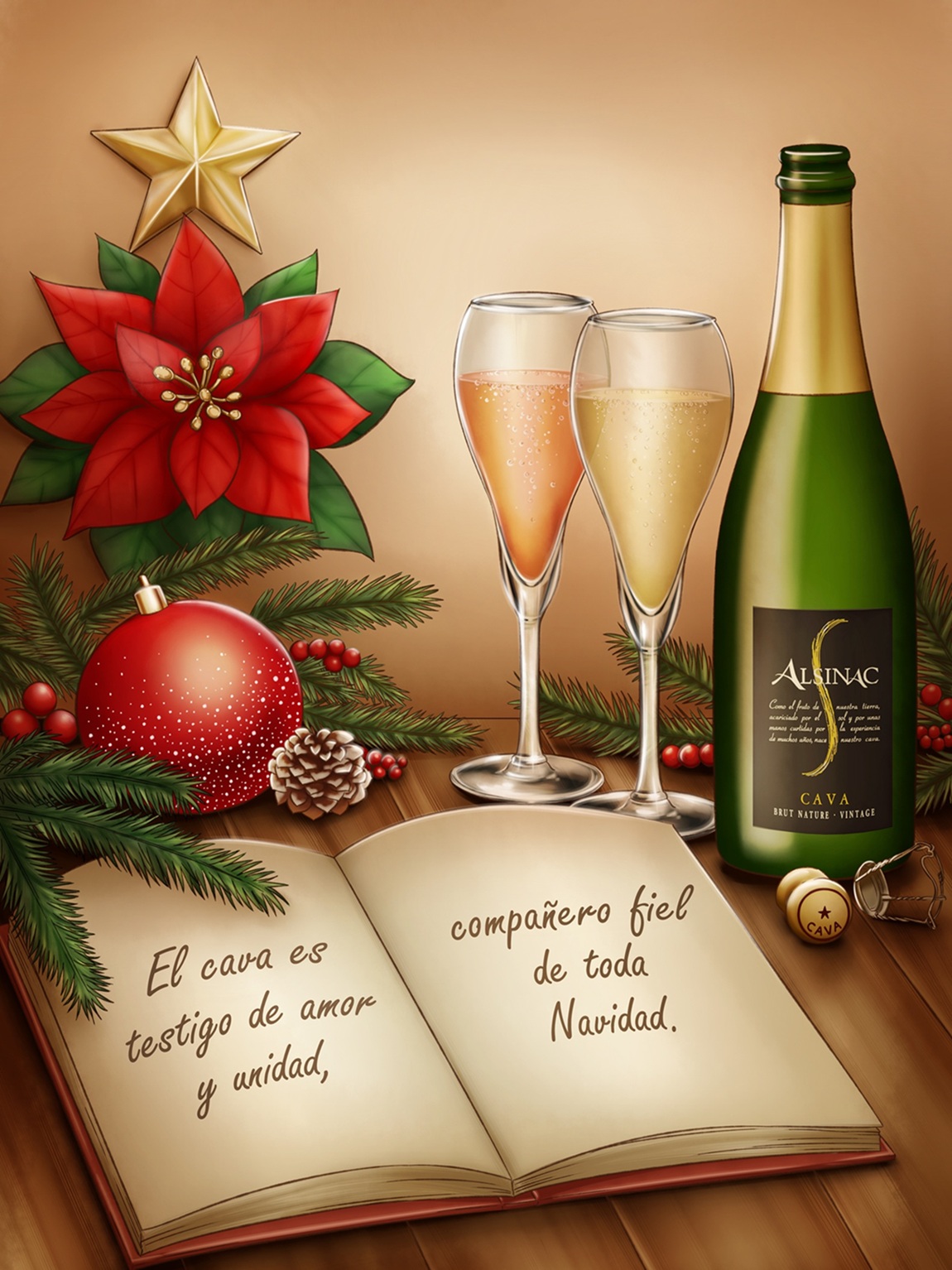 Cava, Poesía y Navidad: un placer celestial