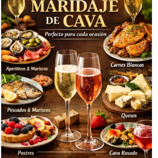El hechizo de las burbujas: el papel del cava en la experiencia gastronómica