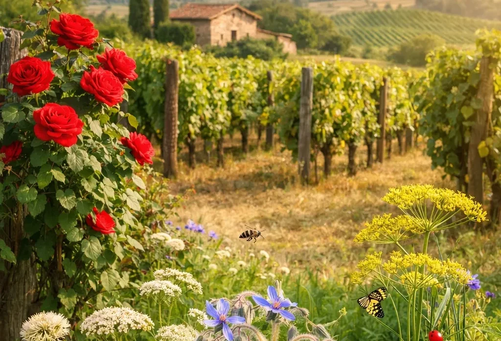 Biodiversidad en el viñedo de cava